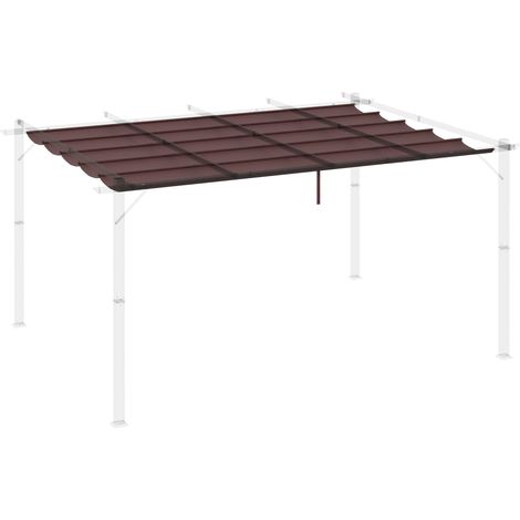 Toile de rechange pergola rétractable NEVAS chocolat (1/5)