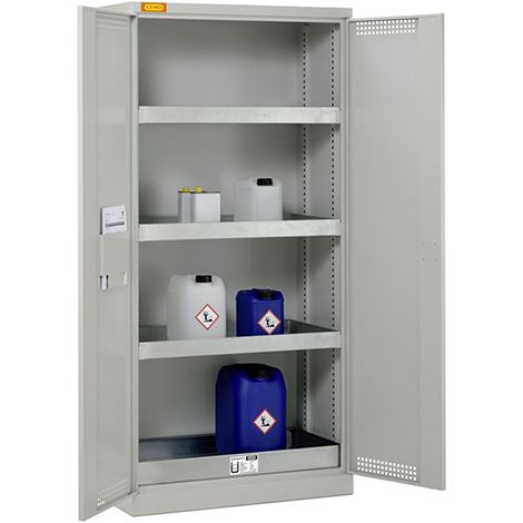 Armadio fitosanitario per lo stoccaggio di bottiglie e lattine - 930x500x1950 mm - 246002