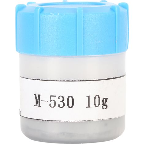 Pâte thermique 3,2 W/mK, sûre, forte adhérence, haute conductivité, graisse conductrice thermique pour CPU, GPU, LED et circuits intégrés, 10 g / 0,35 oz (1/5)