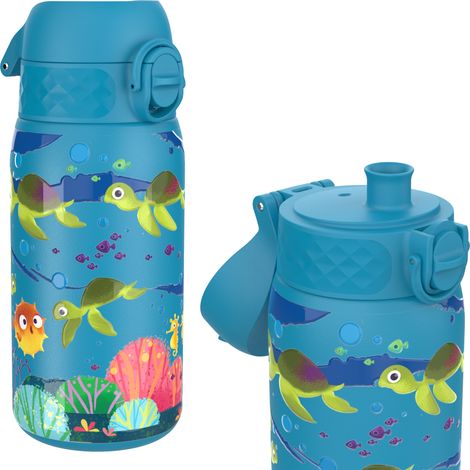 Botella ION8 de pared simple I8SS400PBSEATUR con forma de tortuga marina (1/5)