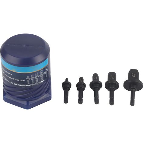 Embout d'outil de sertissage en acier au carbone, résistant à l'usure, pour évasement de tuyaux, tailles 1/4, 3/8, 1/2, 5/8 et 3/4 pouce. (1/5)