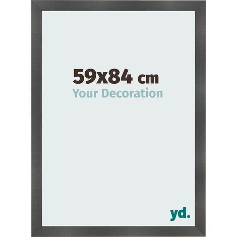 yd. - Cadre photo 59x84 - Noir Mat - MDF - Pisa (1/5)