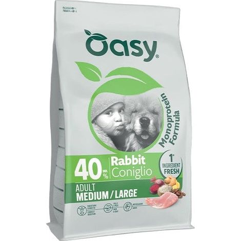OASY SACCO CROCCHETTE CANE ADULTO CONIGLIO 10 KG