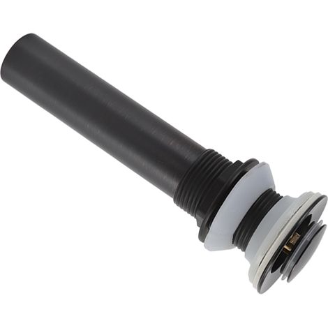 Bonde de lavabo en laiton ou en acier inoxydable à clapet, sans trou de trop-plein, accessoires de cuisine, accessoires de cuisine (1/5)