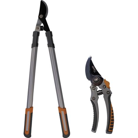 Bricoferr  Kit 2 tijeras poda / 2 manos bypass (1/2)