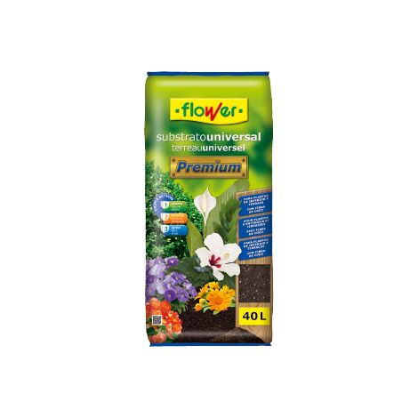 Substrato premium di fiori, 40 litri