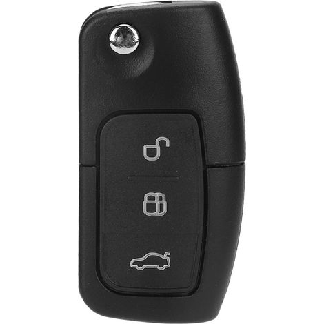 Telecommande Voiture 433 MHz - 3 Boutons Verrouillables - Compatible Focus Mondeo - Clé Sans Fil - 1 Pièce