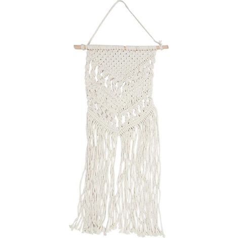 Décoration murale en macramé tissé - Art géométrique, 35,5 cm de largeur x 84 cm de longueur (1/5)