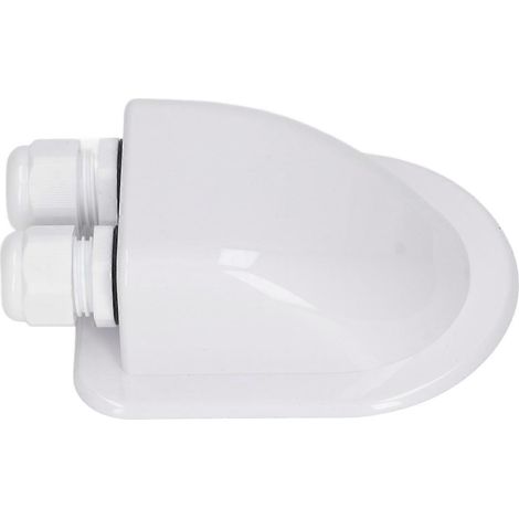 Boîte de jonction de câbles ABS étanche pour panneaux solaires, boîte d'entrée de câble double pour alimentation externe