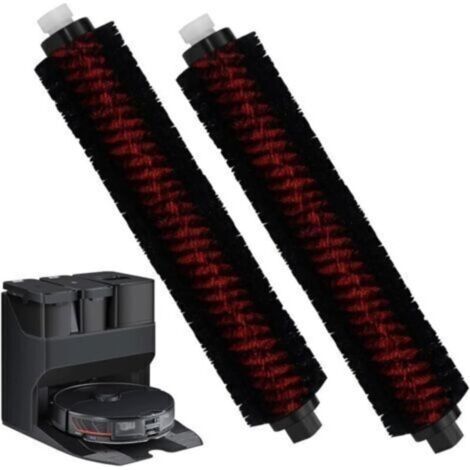 Barre de Brosse à Rouleau Principal [2 Pièces] pour Aspirateurs Robots Roborock S7, S7MAX, S70, S75, S8, S7 MAXV ULTRA - Accessoire de Maintenance Réutilisable et Lavable (1/4)