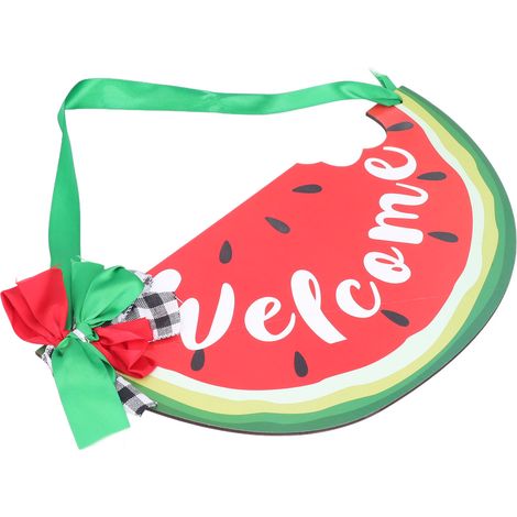 Willkommensschild in Wassermelonenform – wunderschöne, exquisite und geruchsneutrale Türdekoration für Ihr Zuhause (1/5)