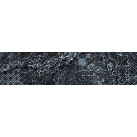 Crédence adhésive aluminium brossé effet ardoise – Dimensions 90 x 20 cm – Épaisseur 3 mm – Adhésif double face pour surfaces lisses – CPM