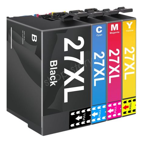 Pack de Cartouches Compatibles EPSON 27 XL pour Imprimantes WorkForce