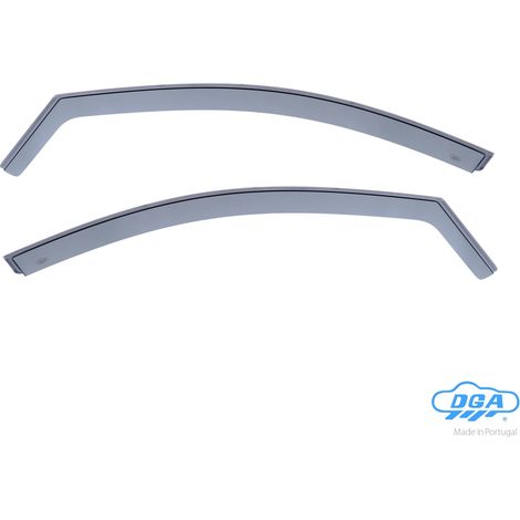 Set deflettori aria anteriori ad incastro, tipo lungo - compatibile per Renault Kadjar (06/1503/23)