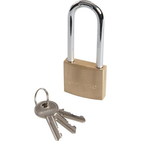CADENAS EN LAITON À ANSE LONGUE 40 MM SILVERLINE MSS03L