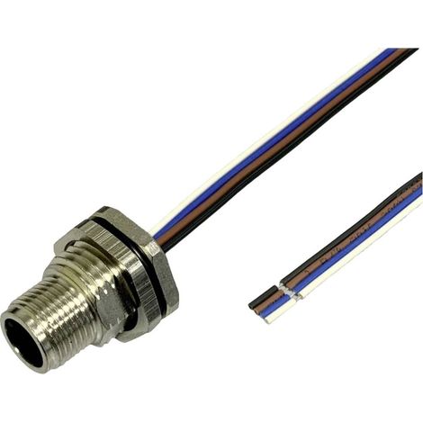 BKL Electronic 2703005 Fiche encastrée pour capteur/actionneur M12 0.5 m Nombre de pôles: 4.5 1 pc(s) (1/2)