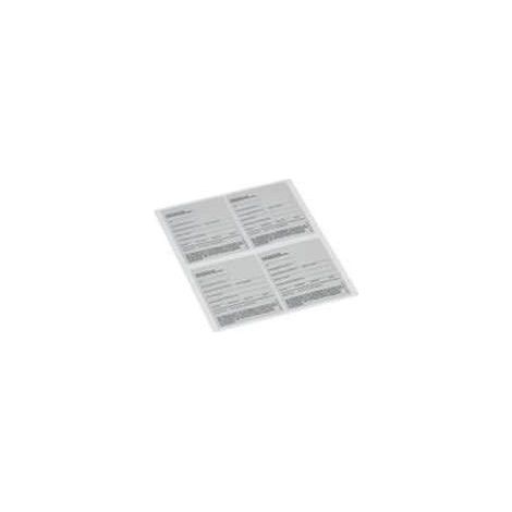 Hager Placca identificativa FZ10TS1D per quadri elettrici
