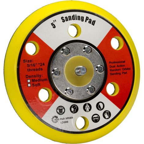 Klett Schleifteller 125mm Poliermaschine Polierpad Stützteller