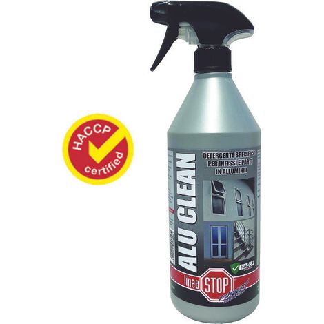 Alu clean detergente specifico per la pulizia di infissi in alluminio - ml.750 in flacone spray