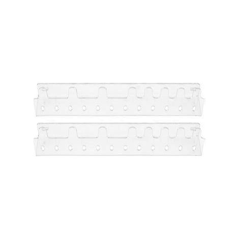 2er-Set Acryl-Schmuckorganizer zum Aufhängen, Wandmontage, schwebendes Regal, Ohrring- und Halsketten-Organizer
