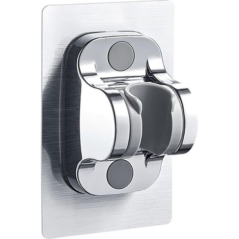 Shower Head Holder Adjustable Angle 12cm Oversized Panel Strong Adhesive (1/5)
