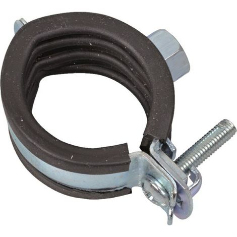 KIRCHHOFF Rohrschelle, 26 - 28 mm, schallgedämmt, für 3/4", mit M8 Gewindemuffe (1/2)