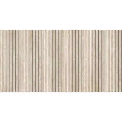 Eiffel Art Construction – Carrelage imitation parquet 60x120 cm – Grès cérame effet bois bambou relief – Résistant aux chocs et à l'usure – Finition mat
