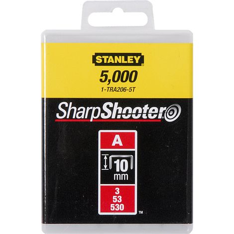Stanley Klammern Typ A 10mm 5000 St. 5000 Stk