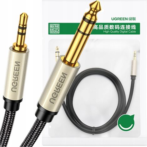 Cavo Ugreen AV127 da 3,5 mm a jack TRS - 1 m (grigio) (1/5)