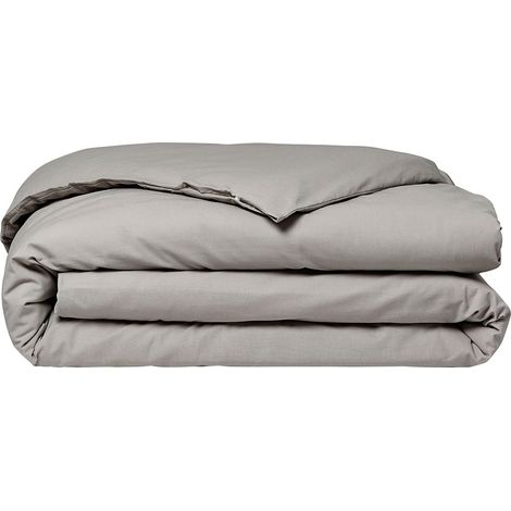 Housse de couette 100% coton bio 140x200 cm ORGANIC coloris Dune (1/5)