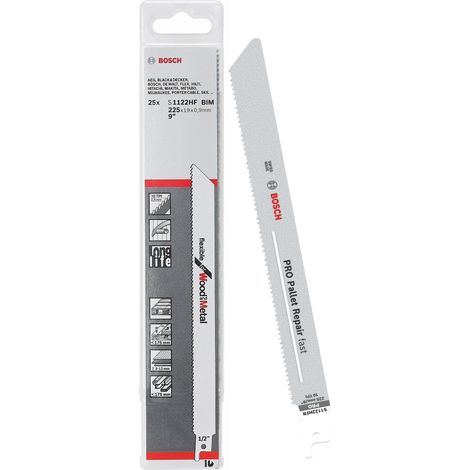 BOSCH S1122HF (pkt of 25) PRO pallet repair fast 225mm