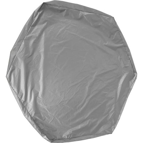 Housse de Bac à Sable Extérieure avec Cordon de Serrage Protecteur de Piscine pour Bac à Sable Hexagonal Imperméable, Protection Solaire Robuste en Polyester Résistant aux Déchirures pour (1/5)