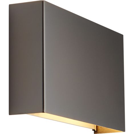 QAZQA Moderne Wandleuchte Gunmetal 2-flammig - Otan