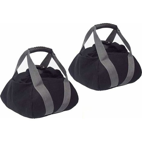 Lot de 2 sacs de sable réglables en toile avec poignée souple pour entraînement à la maison, yoga, fitness. BLOW (1/5)