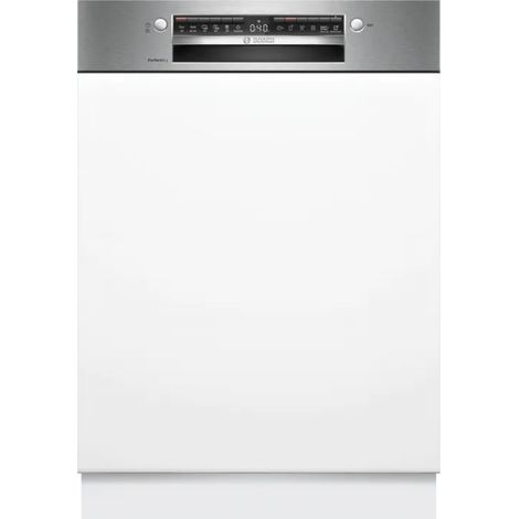 Bosch Serie 6 SMI6ZCS10E. Posizionamento dell'apparecchio: A scomparsa parziale, Dimensione: Dimensione massima (60 cm), Colore pannello di controllo: Acciaio inox. Numero di coperti: 14 coperti, C... (1/5)