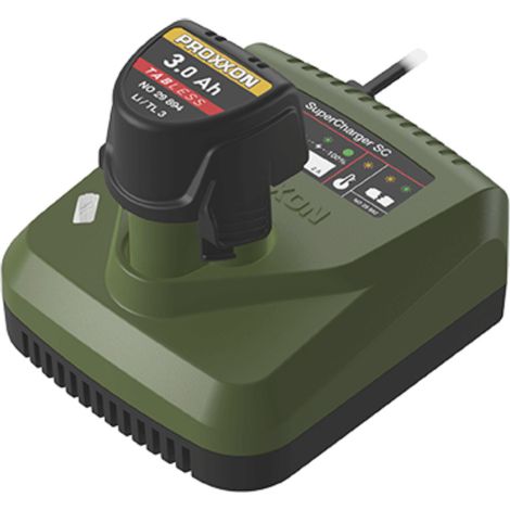 Set Caricabatterie e 2 Batterie 10,8V 3Ah L-BOXX Proxxon LBX/TL3 29905 (1/4)