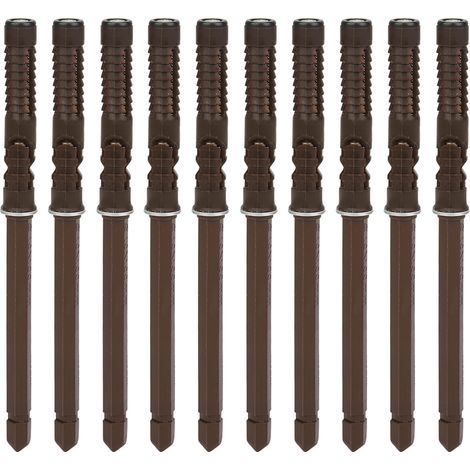 Lot de 10 Supports d’Étagère Murale Invisibles 10x100mm - Kit de Fixation Dissimulé (1/5)