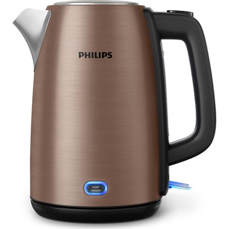 Philips Viva Collection HD9355/92 bollitore elettrico nero rame (1/2)