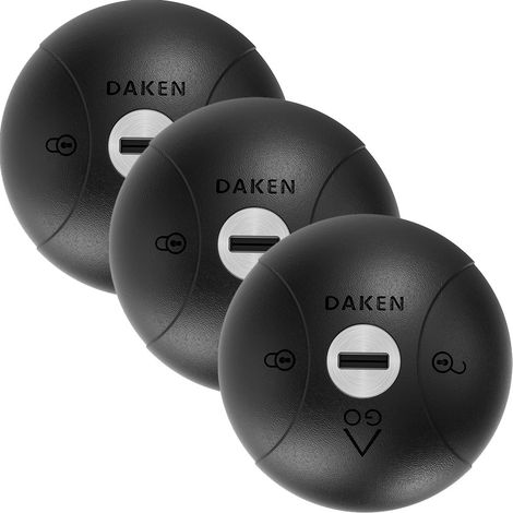 Candado para furgoneta - Paquete de 3 Saturn GO - Negro