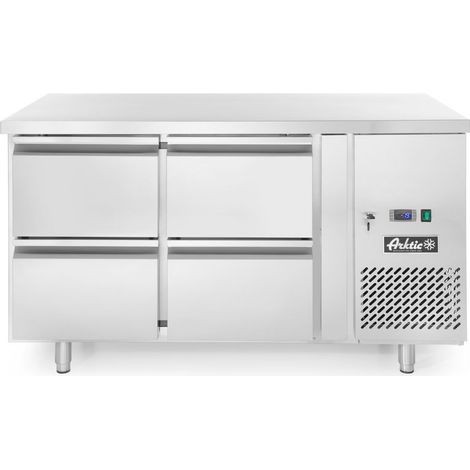 Réfrigérateur comptoir avec 4 tiroirs Profi Line 280L Arktic 230V/250W - Hendi