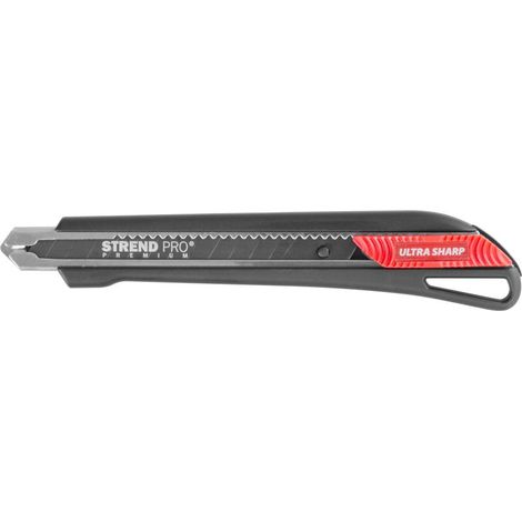 Messer Strend Pro Premium FD706, BlackMatt, SoftTouch, 9 mm, Abbrechklinge (1/5)