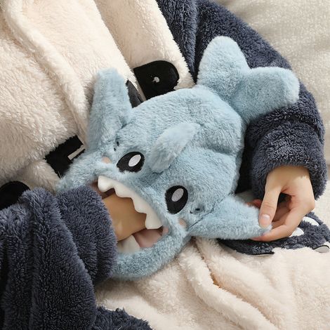 Bouilloire Blue Shark 1000 ml (modèle à brancher), modèle à brancher populaire et mignon en  avec poche d'eau chaude à remplissage automatique