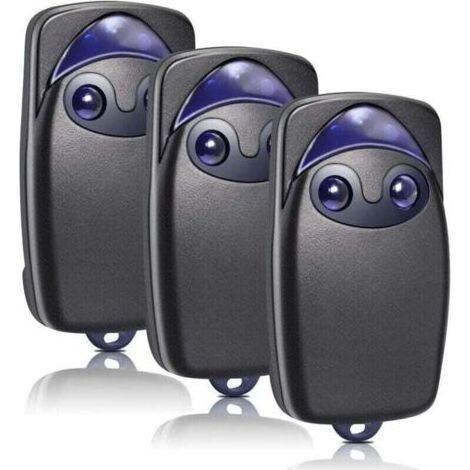 VURAHOME - Telecommande Portail pour Flor-s, XU, 3PCS 433,92 MHz Telecommande Porte de Garage Compatible avec Flo2R-S, 2 Canaux - (1/4)