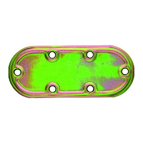 Piastra Di Giunzione Pesante Dritta Arrotondata Art.970 - mm.120x50 - spessore mm.2,2 - 50 pz