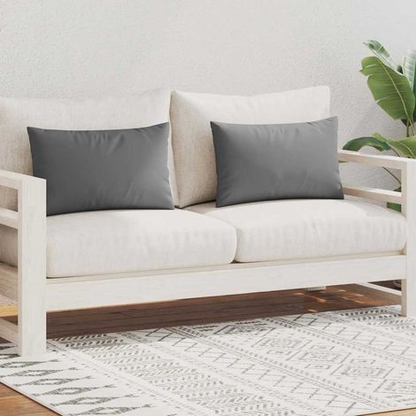 Maison Exclusive - Cuscini da Esterno 2 pz 60x40 cm Grigi (1/5)