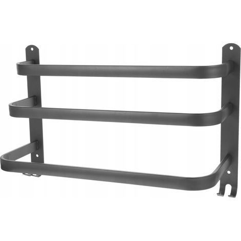 Toallero Aluminio Baño Cocina Plata (1/4)