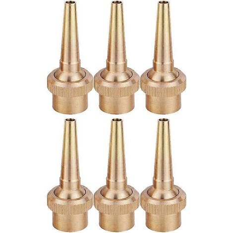 Fountain Nozzle 6Pcs Golden Versatile Installation Spray Head for Garden (1/5)