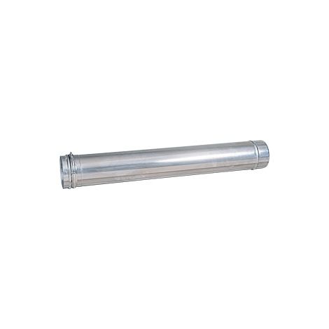 Pluggit Edelstahlrohr DN150, 1.000 mm Edelstahl glänzend - LTR150-1000EG