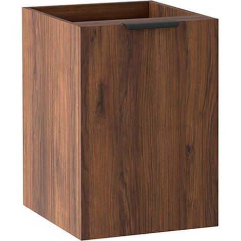 Meuble de rangement suspendu 1P L.40 cm effet noyer Warmia LUNA Furnidea (1/5)