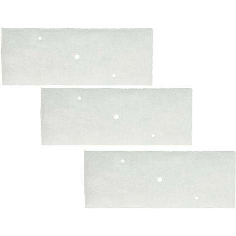 vhbw 3x fine filter compatible with Panasonic NH-P80S1, NH-P80G2, NH-P80G1, NH-P80 Tumble Dryer Replacement Filter